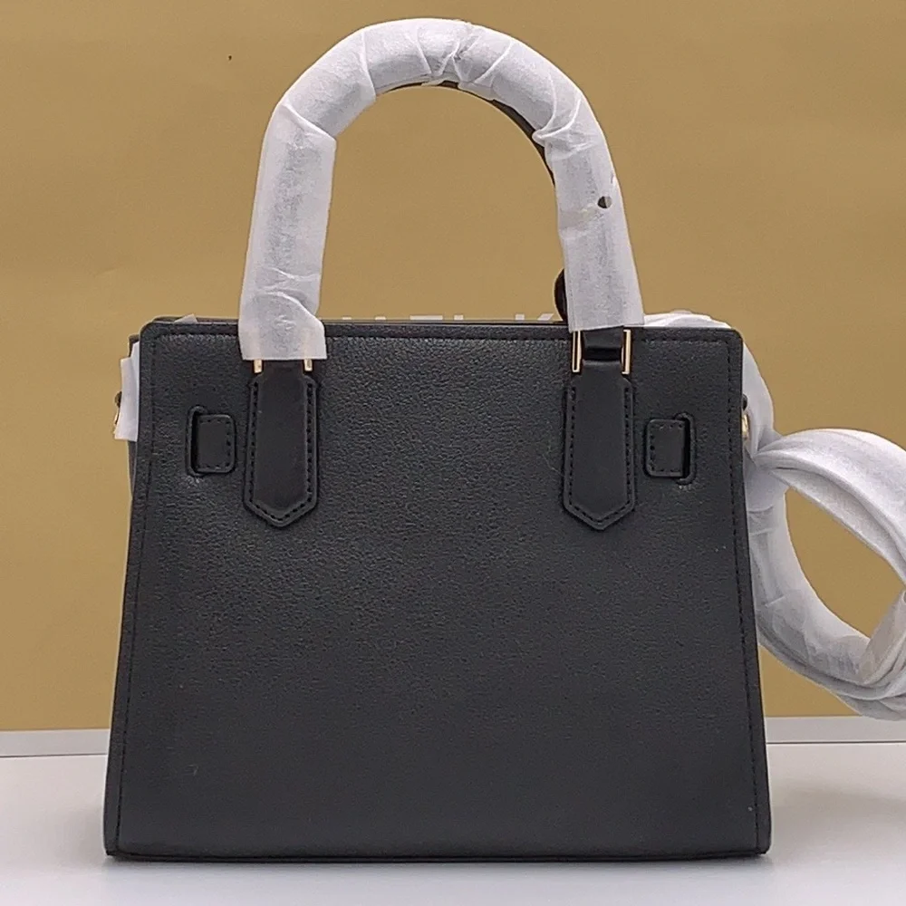 Michael Kors Hamilton Small Satchel Shoulder Crossbody Bag Black Multi NWT